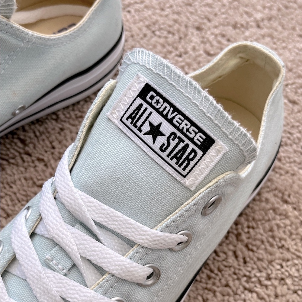 Converse All Star Light Mint Green Sneakers - Picture 4 of 7